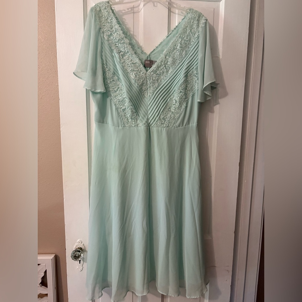 ASOS Mint Green Lace Dress